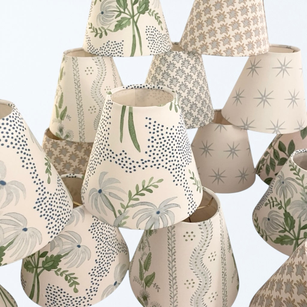 Chinoiserie Floral Sconce Shade in Elsie&