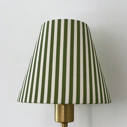 Pink Striped Sconce Shade