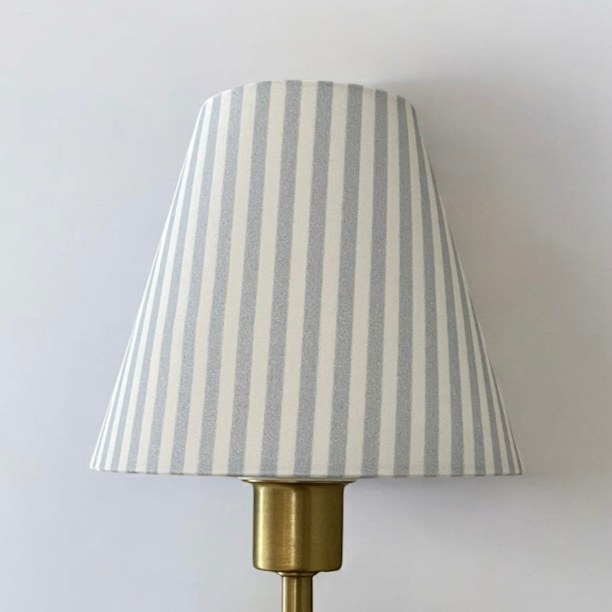 Green Striped Sconce Shade