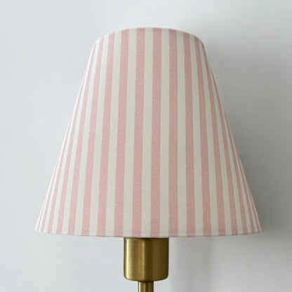 Green Striped Sconce Shade