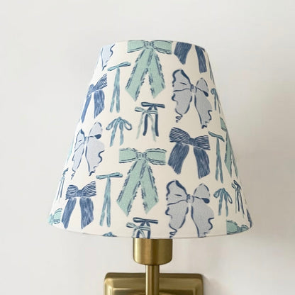 Pink Bow Sconce Shade