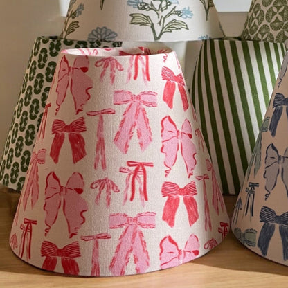 Pink Bow Sconce Shade