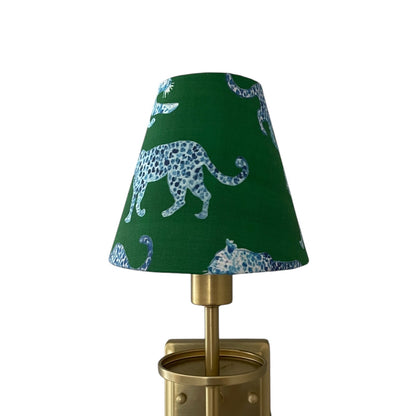 Cheetah Print Lampshade in Green