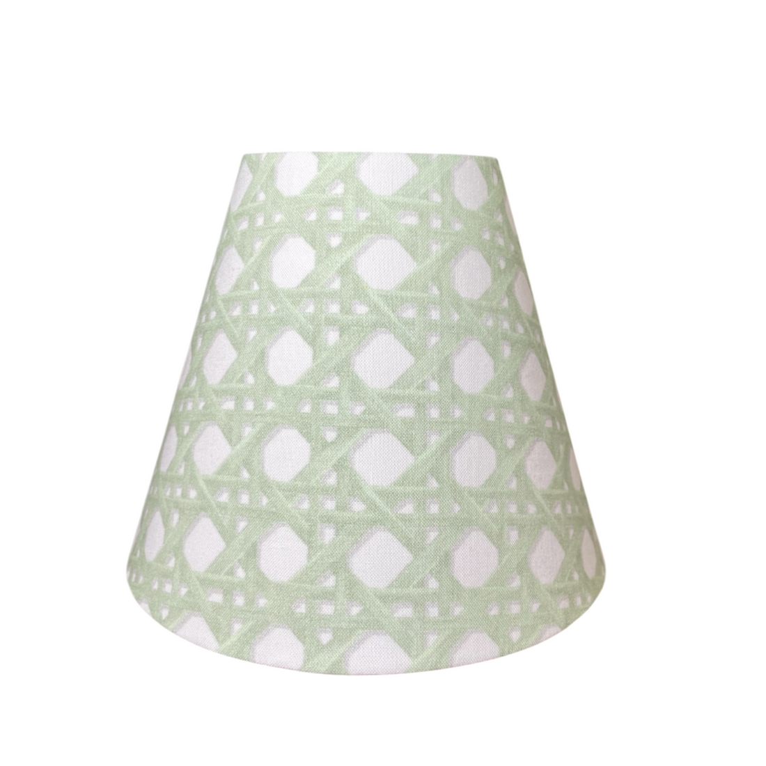 Green Rattan Sconce Shade in Sally