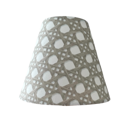 Brown Rattan Sconce Shade in Sally