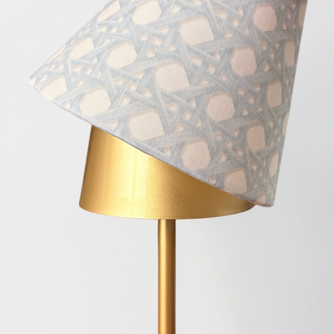 LED Lamp Shade Cover  | Blue Rattan