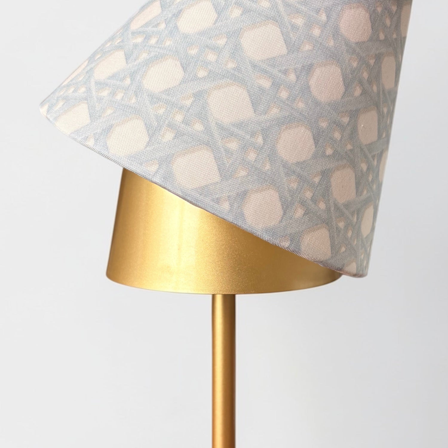 LED Lamp Shade Cover  | Blue Rattan