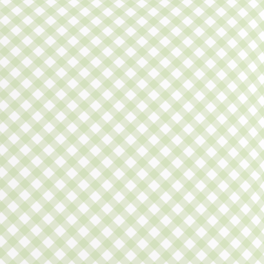 Green Check Pillow in Trellis