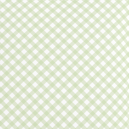 Green Check Pillow in Trellis