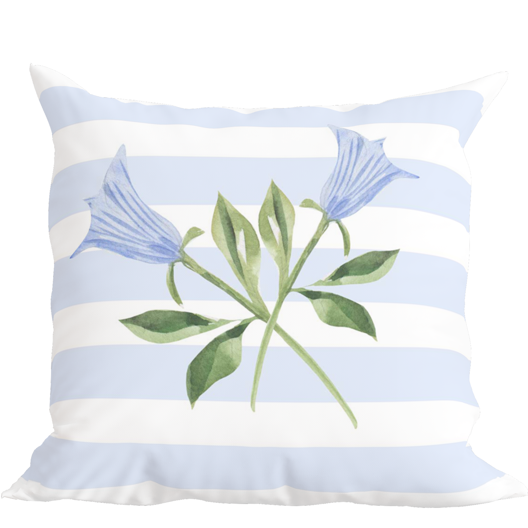 Blue Stripe Pillow in Wellington