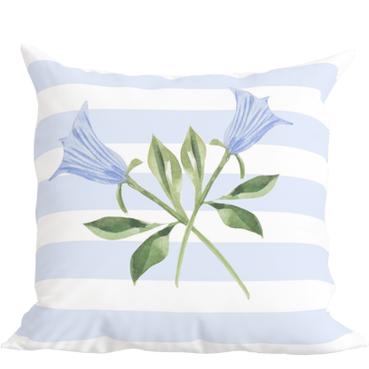 Blue Stripe Pillow in Wellington