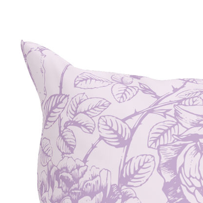 Lilac Floral Pillow in Emmaline