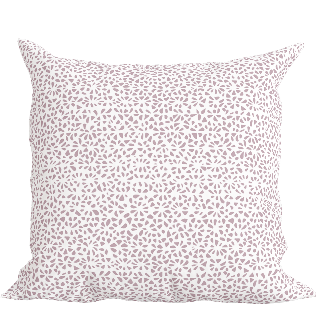 Modern Lilac Pillow in Tesselle