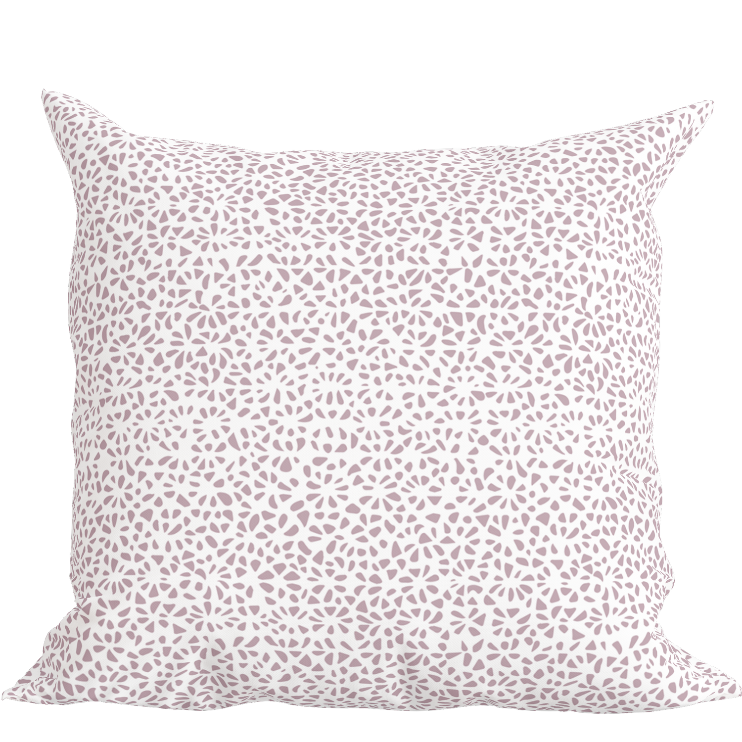 Modern Lilac Pillow in Tesselle