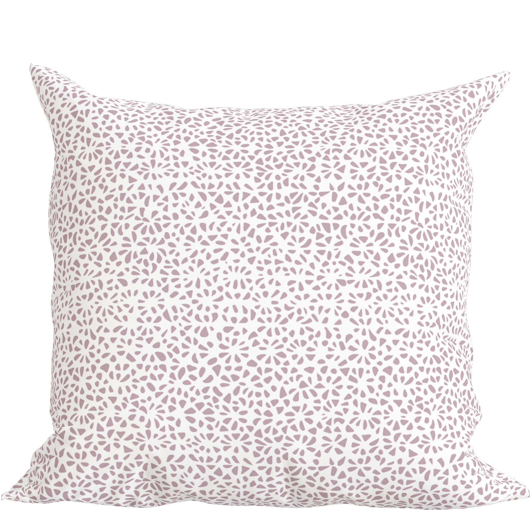 Modern Lilac Pillow in Tesselle