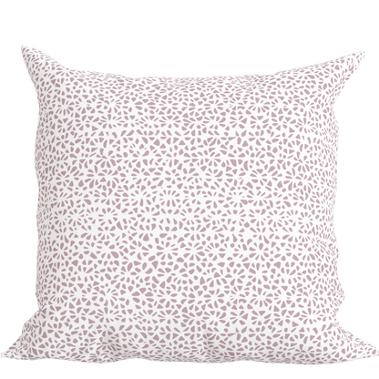 Modern Lilac Pillow in Tesselle