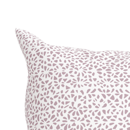 Modern Lilac Pillow in Tesselle