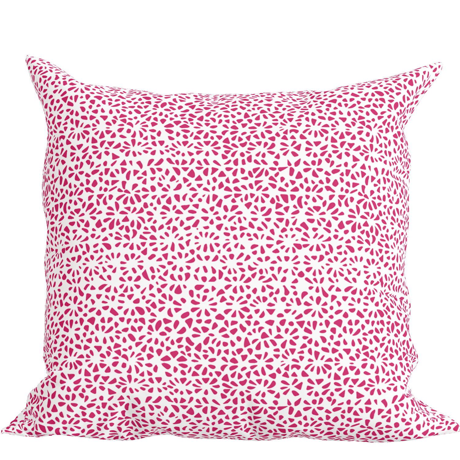 Modern Pink Pillow in Tesselle