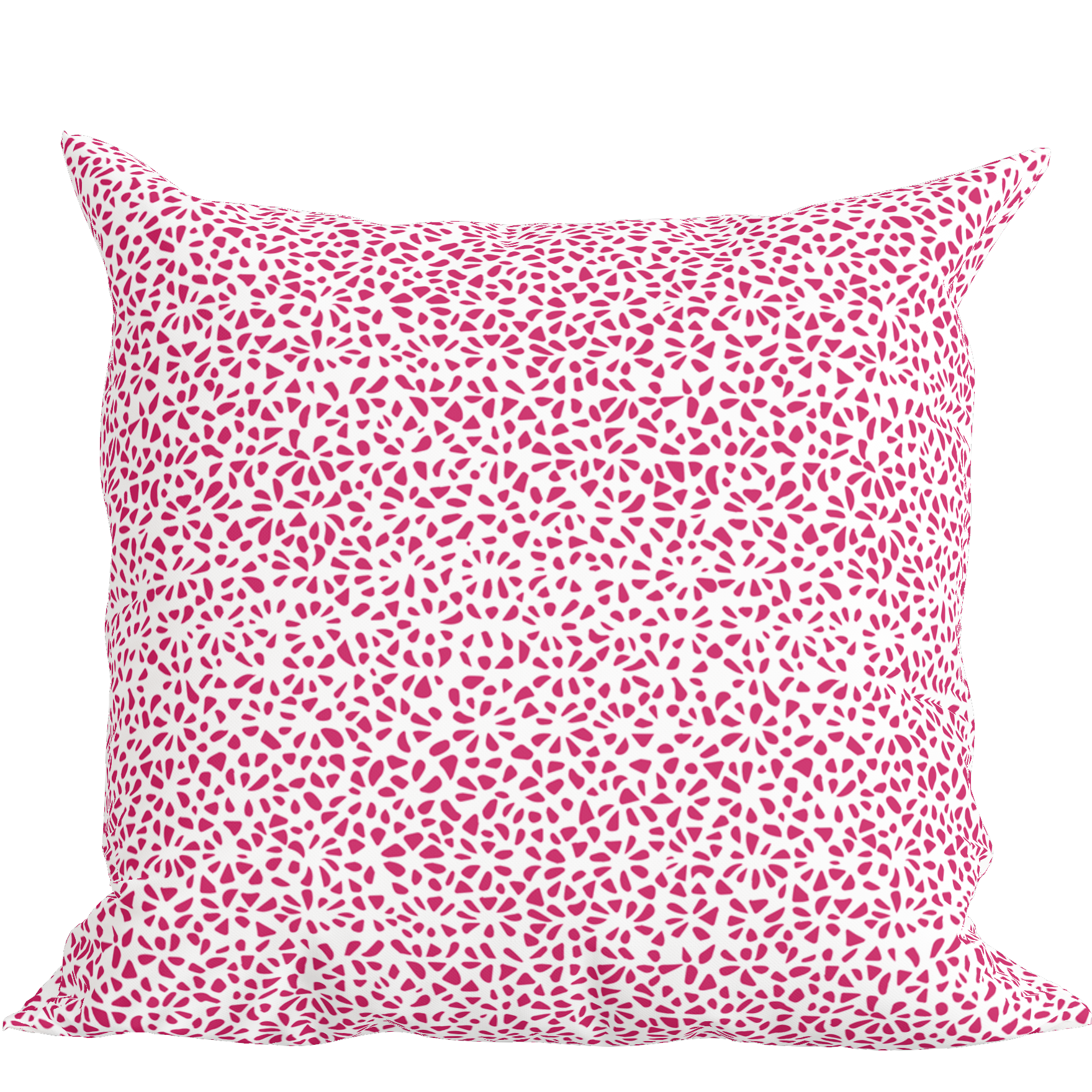 Modern Pink Pillow in Tesselle