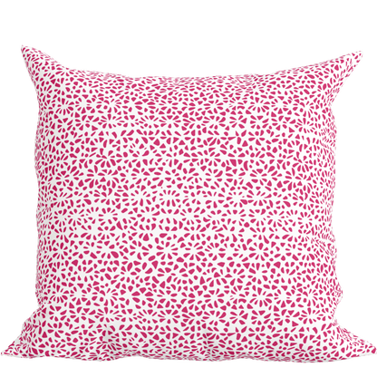 Modern Pink Pillow in Tesselle
