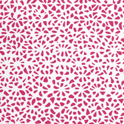 Modern Pink Pillow in Tesselle
