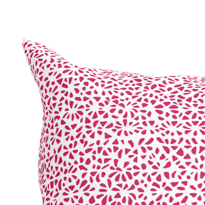 Modern Pink Pillow in Tesselle