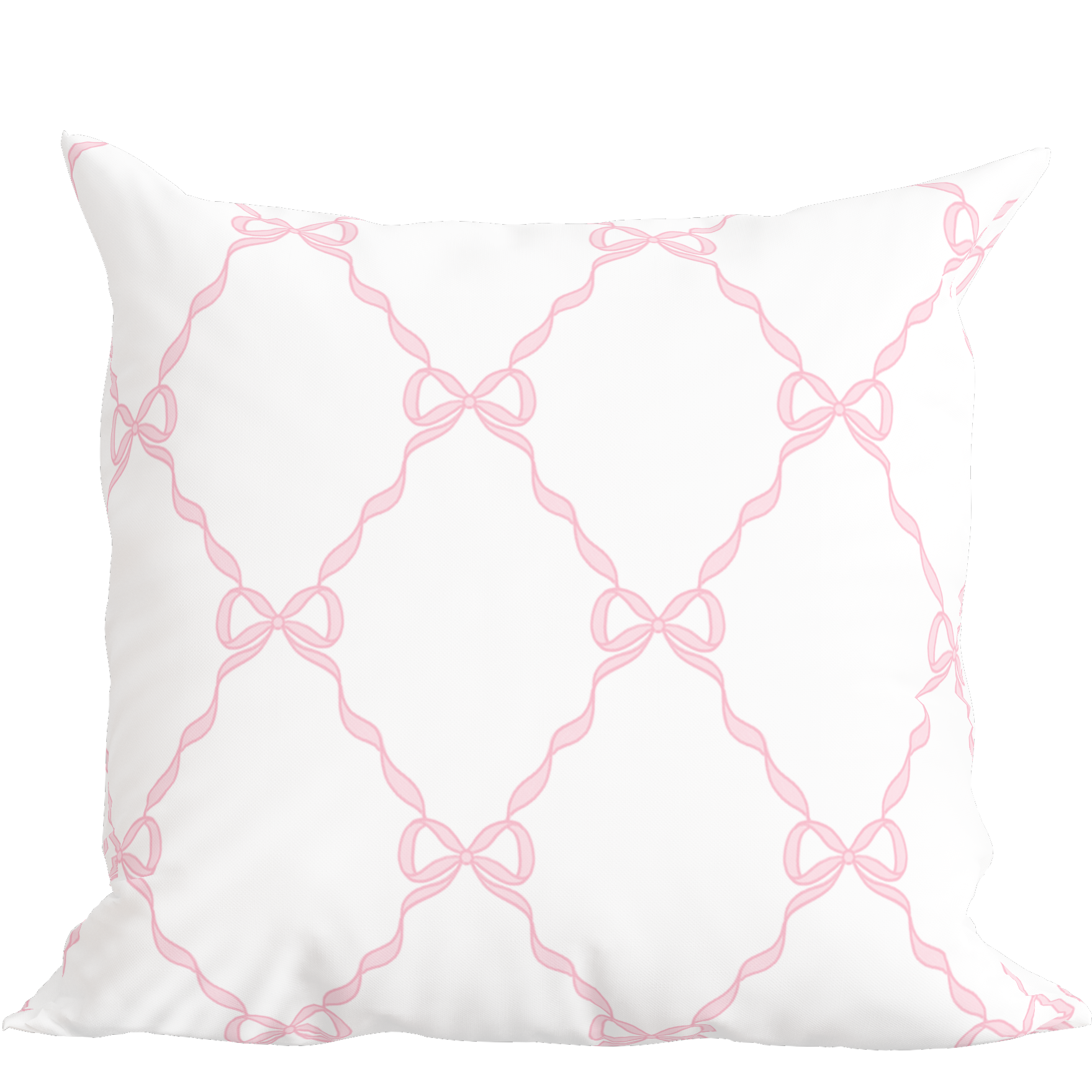 Pink Bow Pillow in Windsor