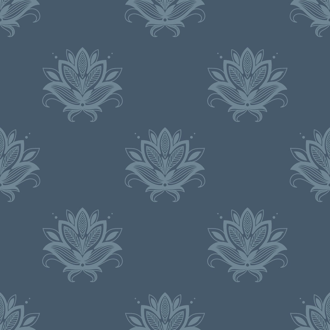 Prairie Hymn (Blue) Wallpaper