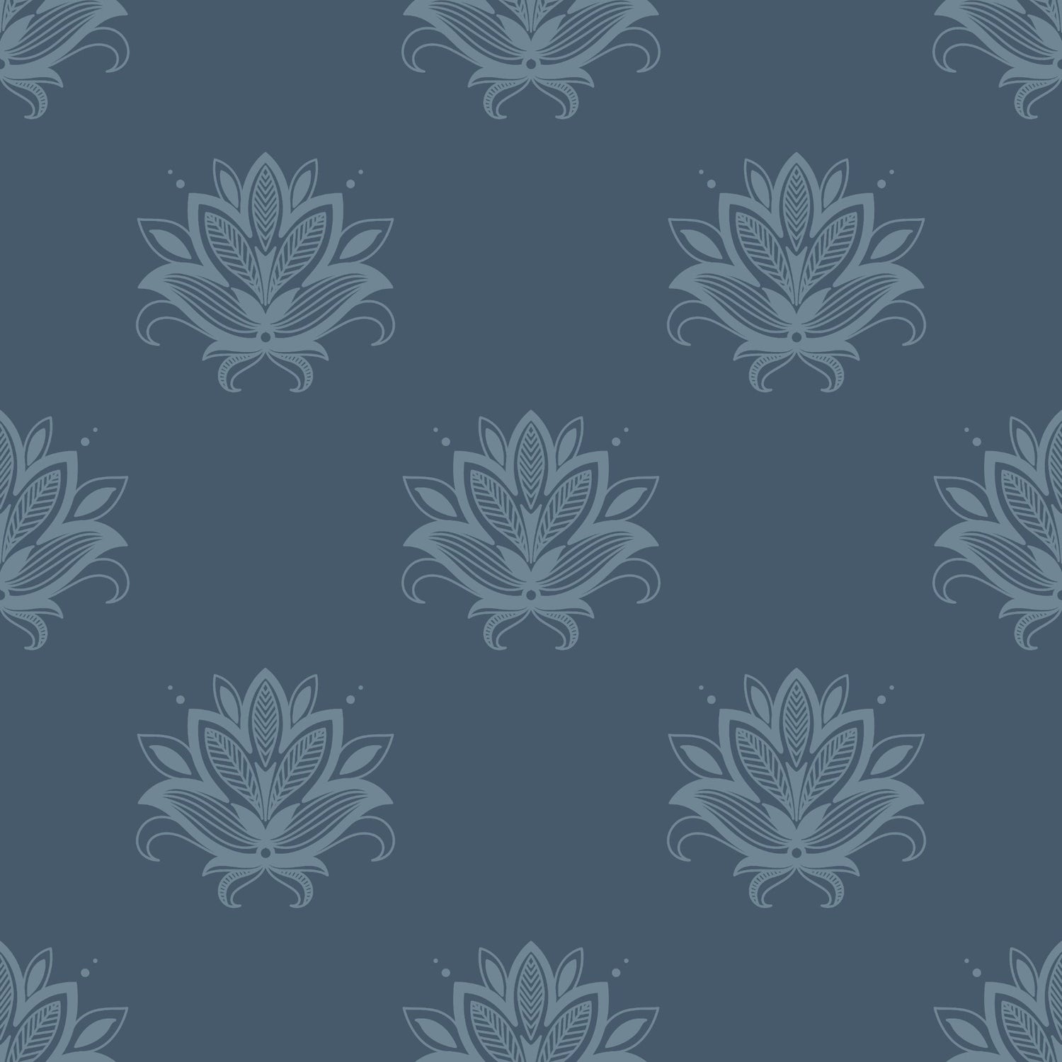 Prairie Hymn (Blue) Wallpaper
