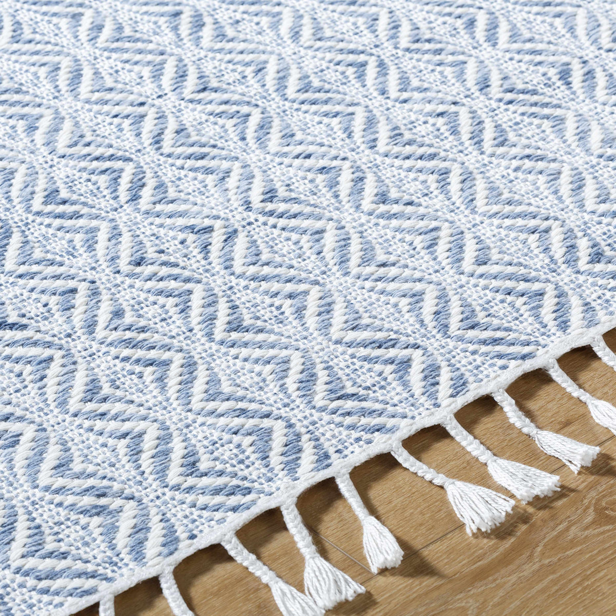 Anelia Sky Blue Area Rug - Clearance