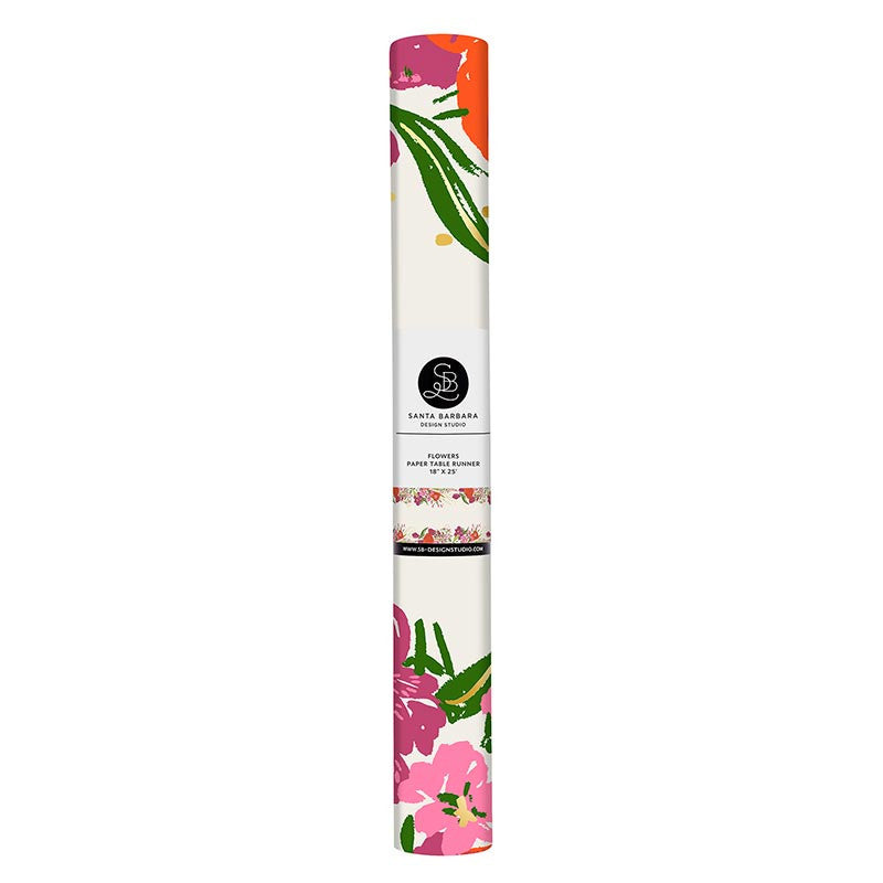 Paper Table Runner - Flowers