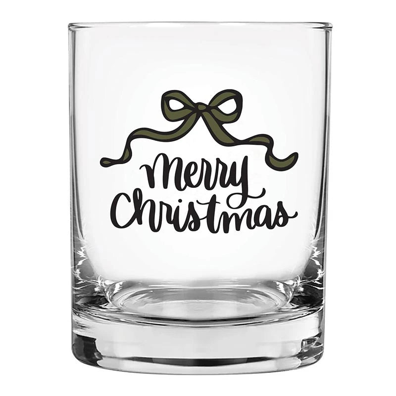 DOF Rocks Glass - Merry Christmas
