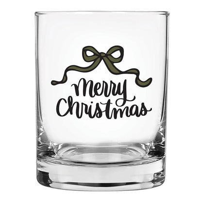 DOF Rocks Glass - Merry Christmas