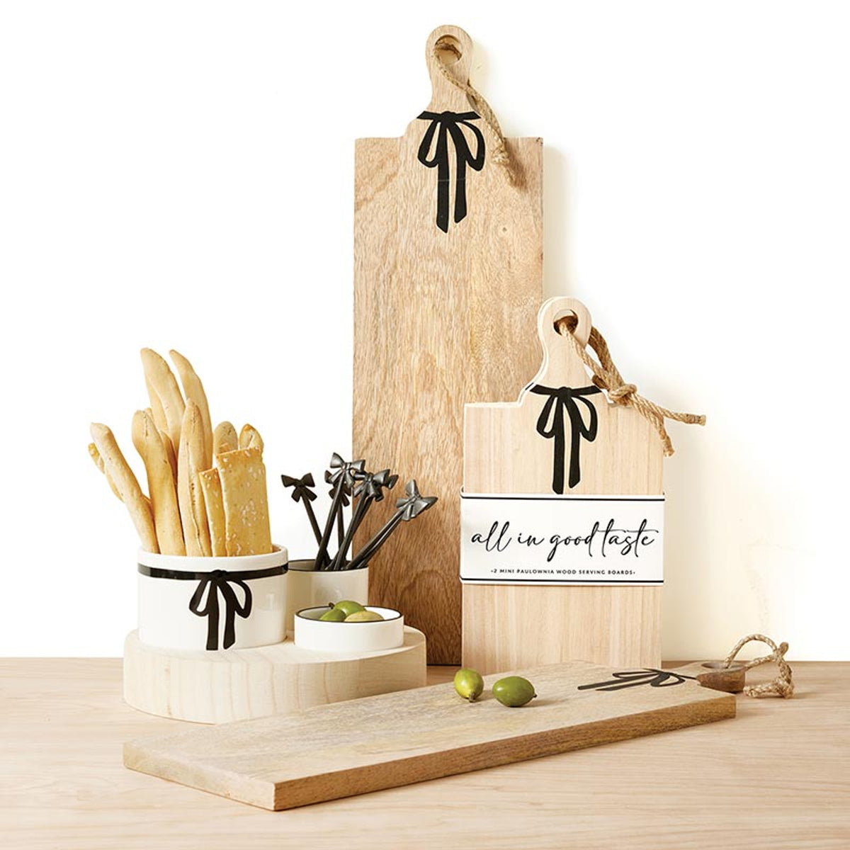 Mini Paulownia Wood Boards - All In Good Taste