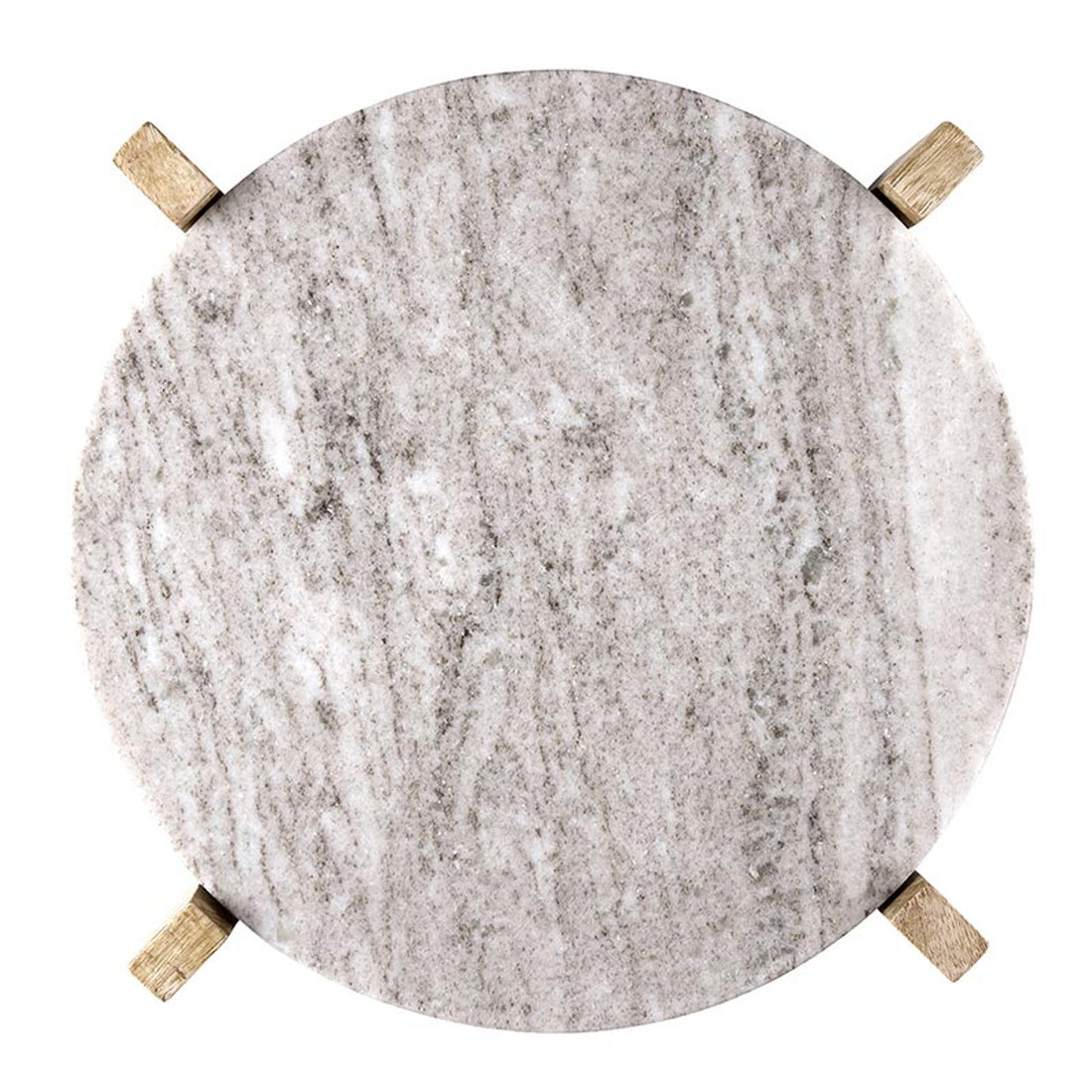 Beige Marble Board on Wood Stand