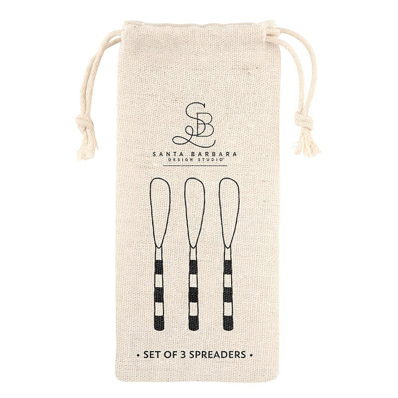 Striped Spreaders - Set of 3