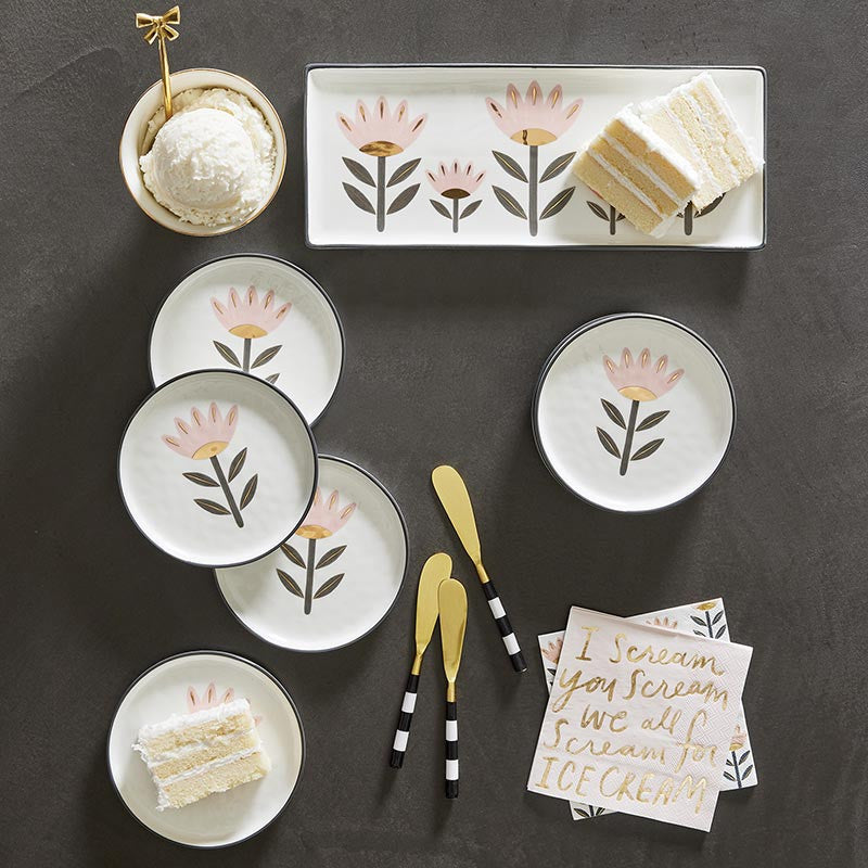 Ceramic Tray - Flowers