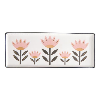 Ceramic Tray - Flowers