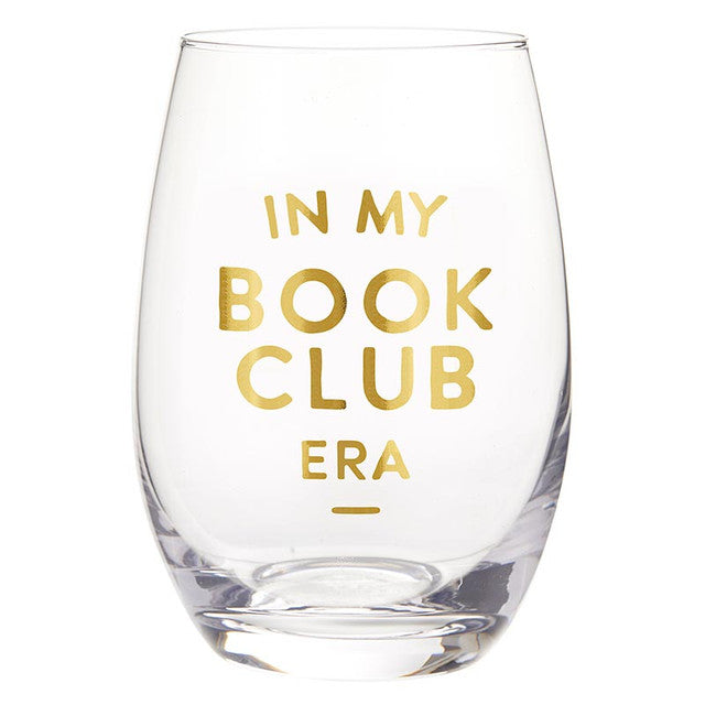 Stemless Wine Glass - In My Book Club Era