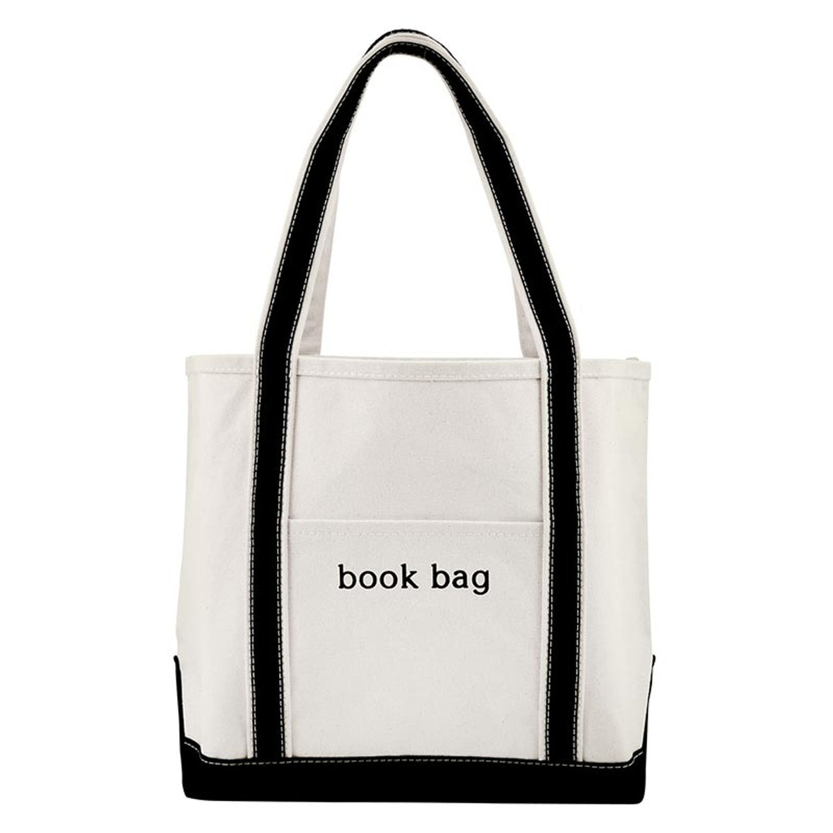 Medium Luxe Canvas Tote - Book Club