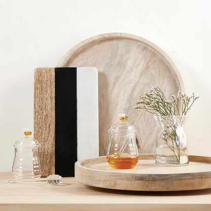 Lilac Ombre Cheese Spreaders with Cheese Cutter - Set of 4