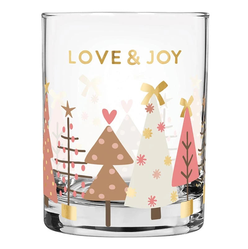 DOF Rocks Glass - Love &amp; Joy
