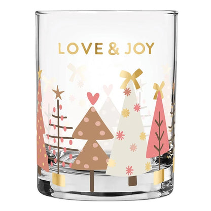 DOF Rocks Glass - Love &amp; Joy