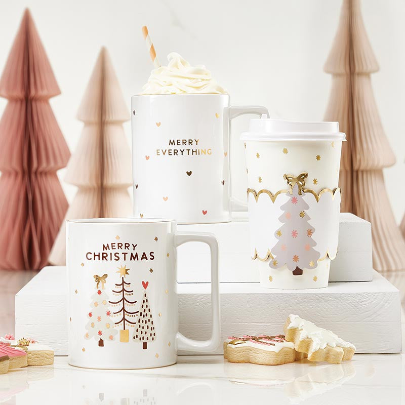 Holiday Organic Mug - Merry Everything Hearts