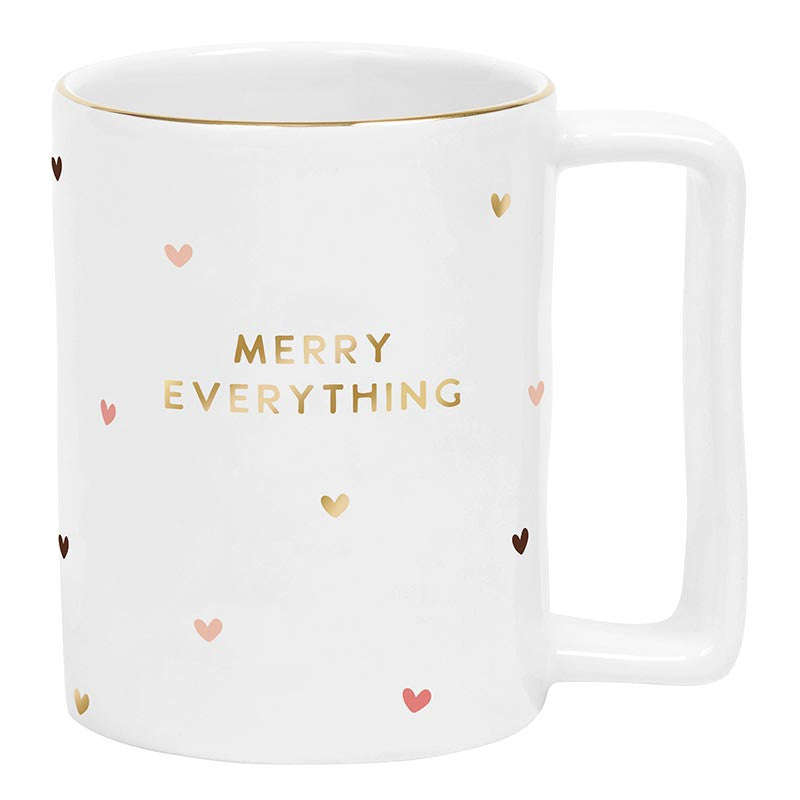 Holiday Organic Mug - Merry Everything Hearts