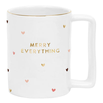 Holiday Organic Mug - Merry Everything Hearts