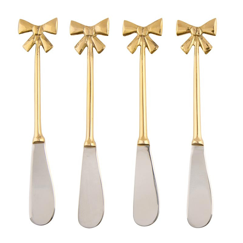 Gold Bow Spreaders - Set of 4