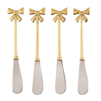 Gold Bow Spreaders - Set of 4