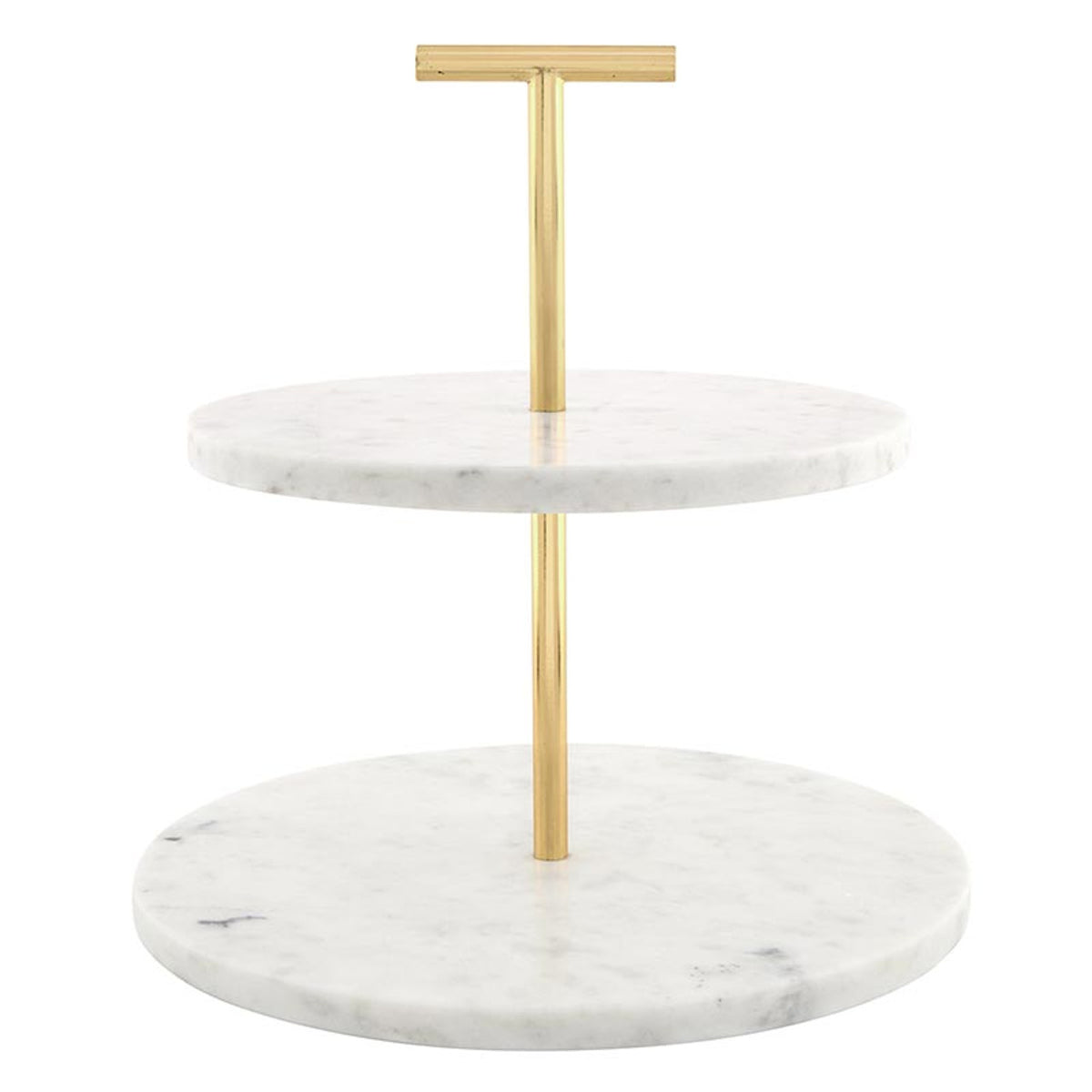 Marble + Gold Tiered Stand