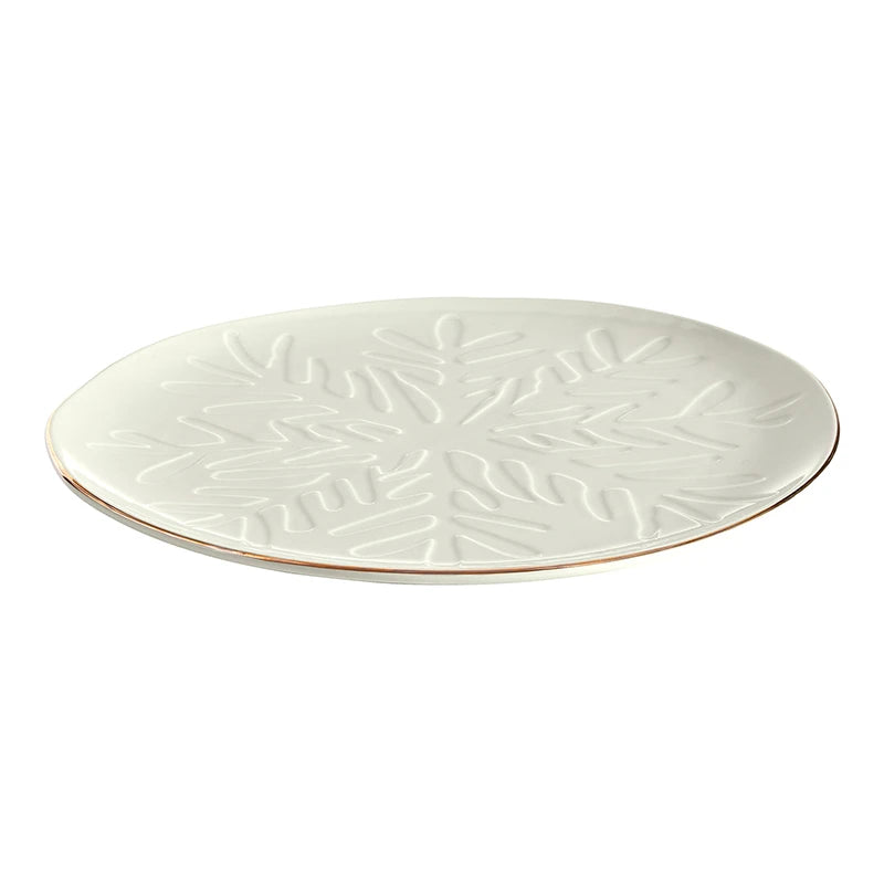 Ceramic Tray - Snowflake